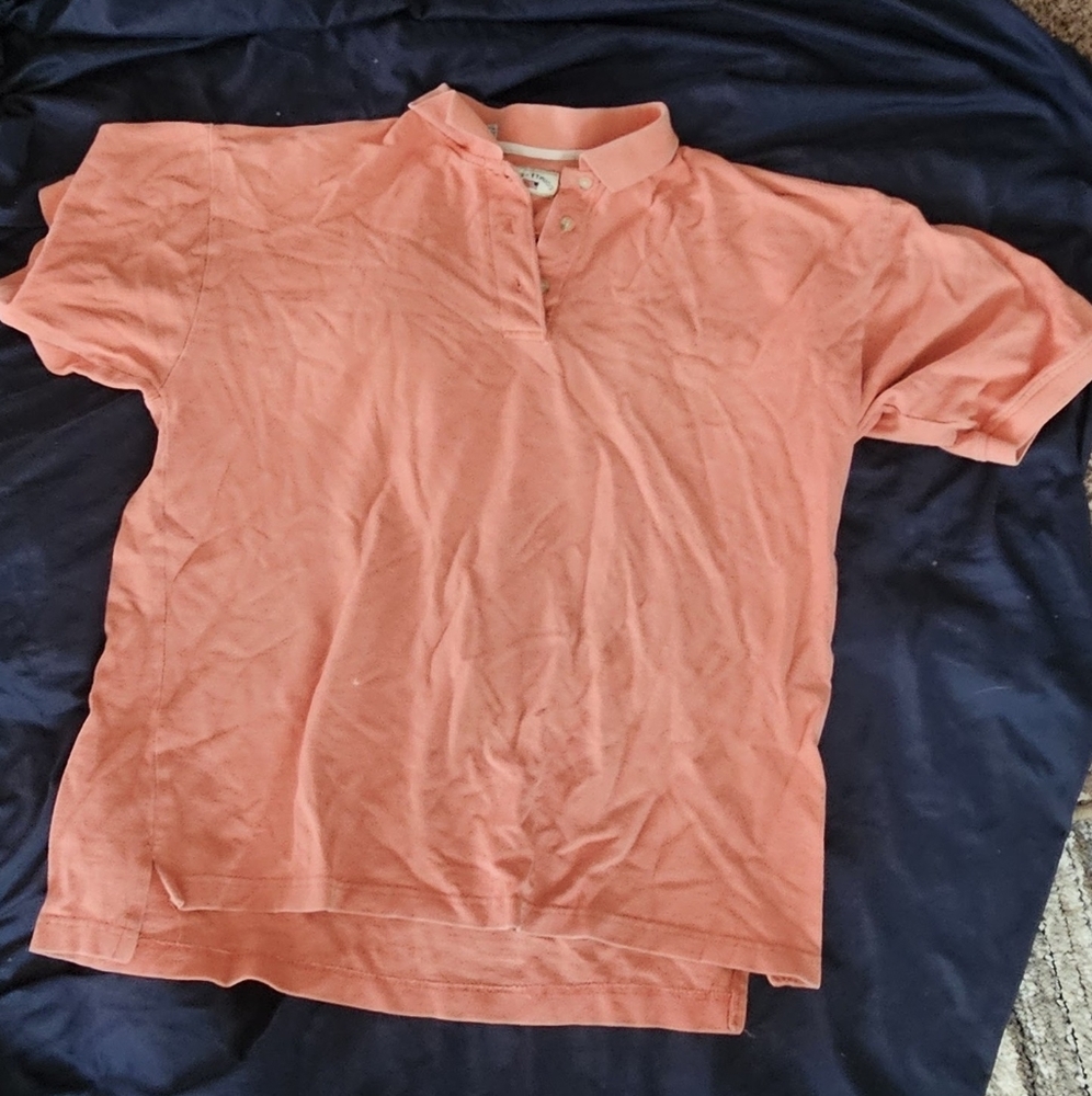 Men's Peach Polo Shirt